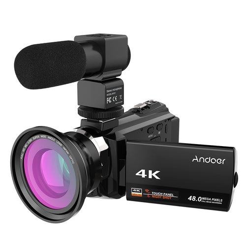 Andoer 4K 1080P 48MP WiFi Digital Video Camera - Ismail$Shah